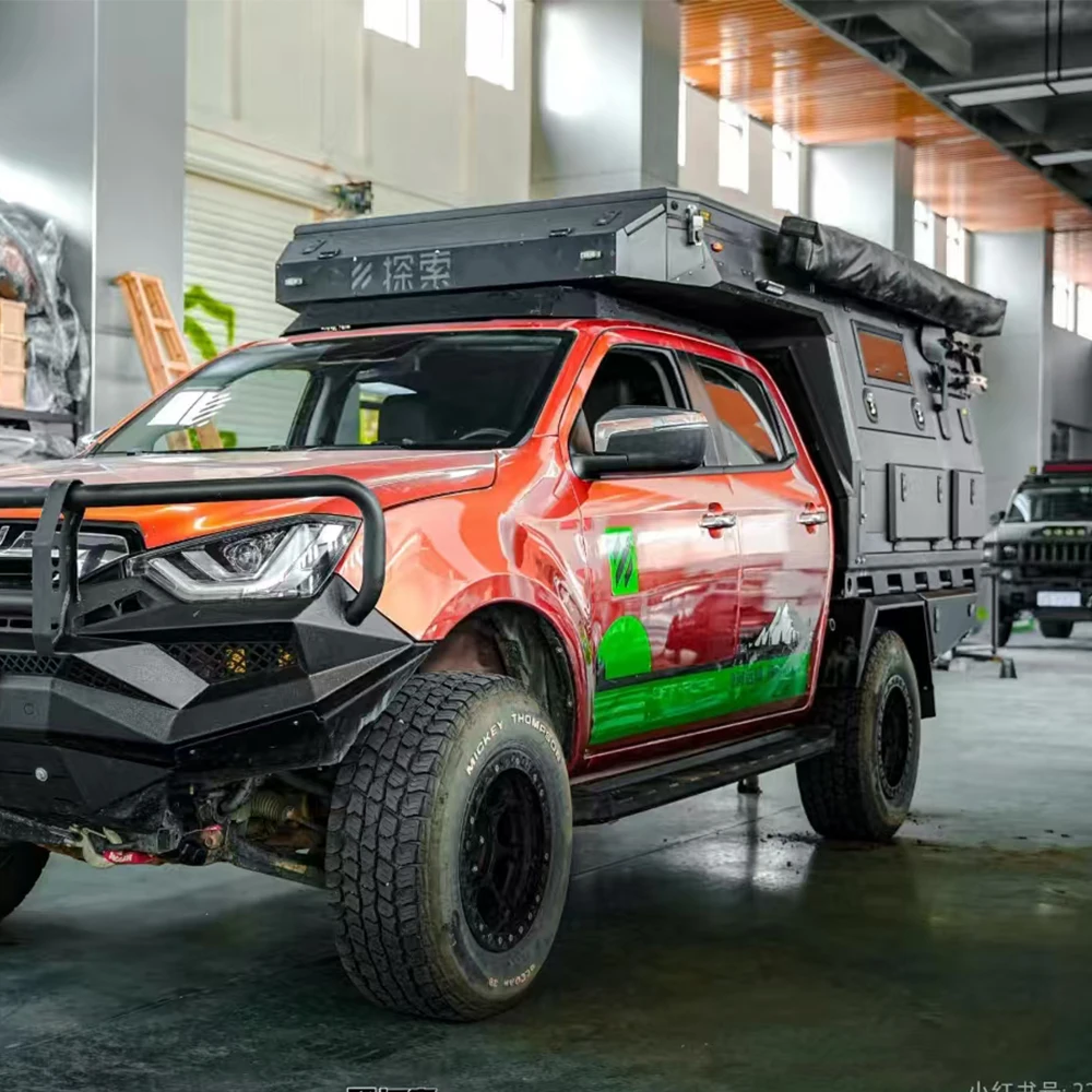 TP09 Pickup Truck Camper Offroad Hard Top Flatbed Kits