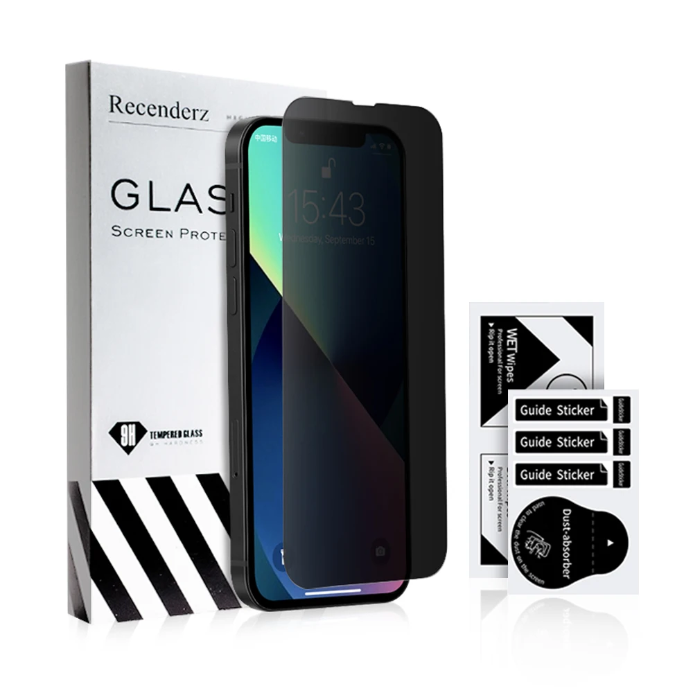 2 & 3 Pack Mobile Phone Tempered Glass Screen Protector For Iphone