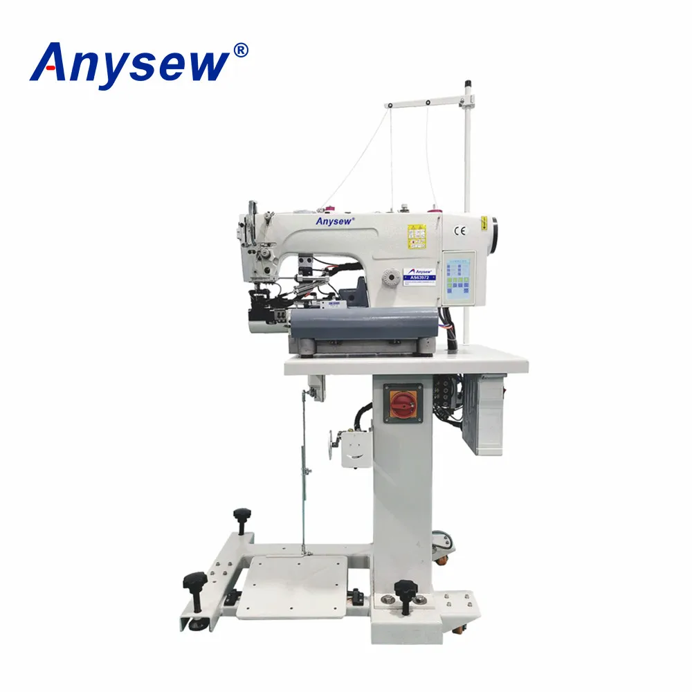 AS63972 Electronic-control lockstitch and chainstitch hemming on trouser bottoms and sleeves machine factory