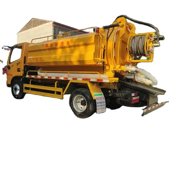 Sewer cleaning truck, sewage pumping truck, sludge pumping truck