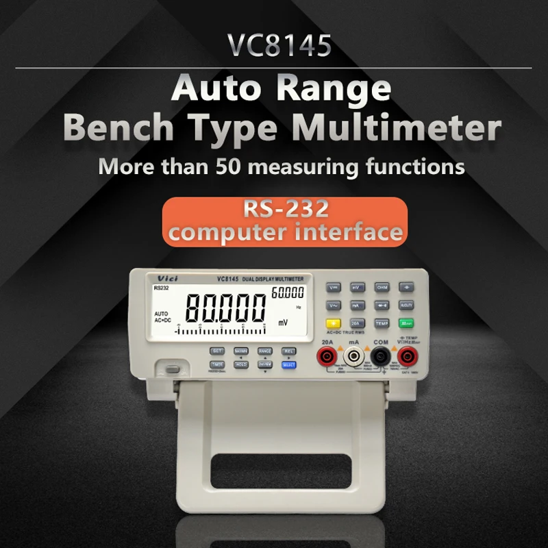 VICI VC8145 Automatic Smart Bench Type Digital Multimeter with HD 80000 Display and 21analog Bars