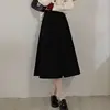 Black midi skirt [Single piece]