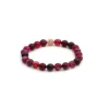 rose red stripe agate