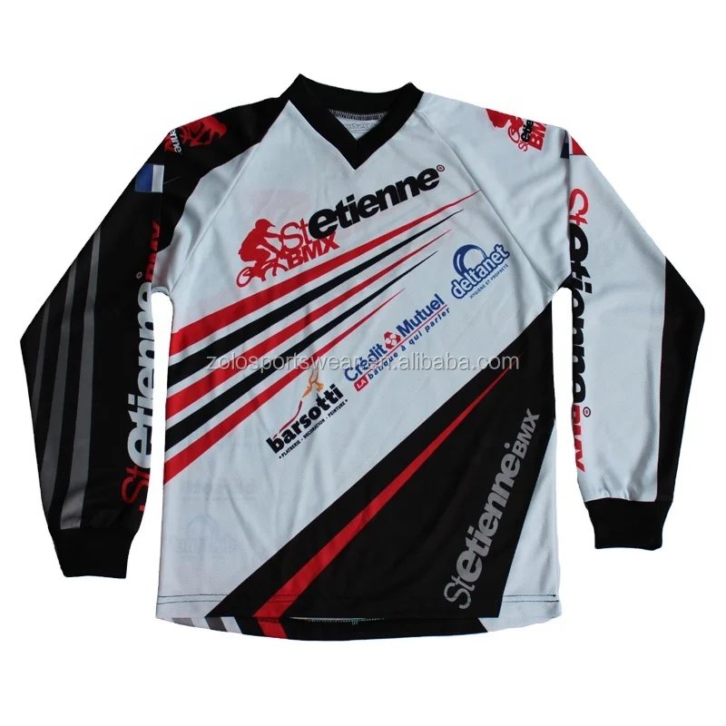Custom Motorcycle Clothing - BMX Racing Jersey Features