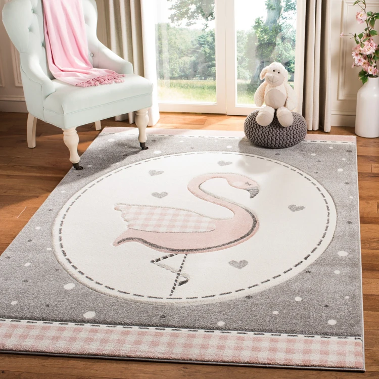 Animal Carpet Kids Rug CLASSIC Customized Free Custom Design 100% Polyester Rectangle Play Room Soft Anti-slip Kids Children