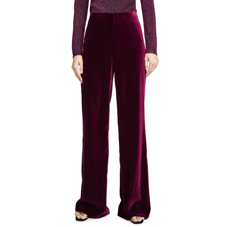 Pants 2 piezas – Rosa terciopelo / ch-med – Joi Boutique