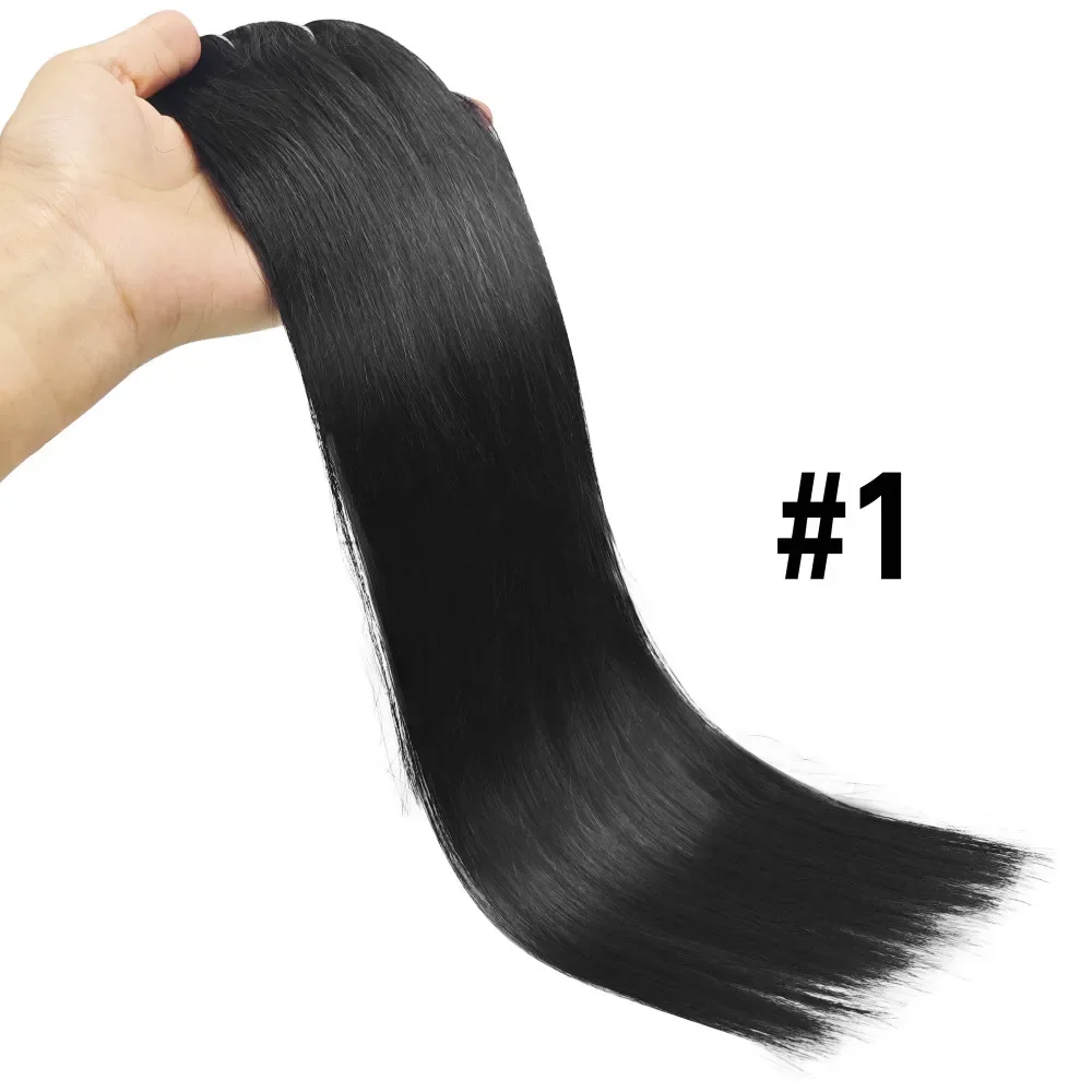 120G 8-teiliges Set Clip-In-Haarverlängerungen, Echthaar, 10 bis 26 Zoll, brasilianisches Remy-Haar, glattes Haar, natürliche schwarze Farbe für Frauen_voghion.com