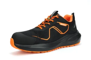 JIANKUN JK-2582 CE Certified Work Shoes for Men and Women Composite Toe Mesh+TPU Midsole EVA+Rubber Outsole Safety Shoes