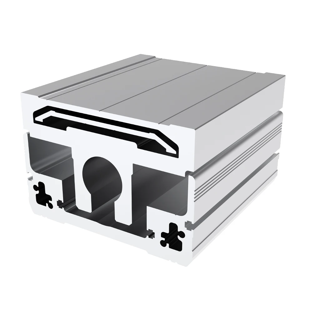 120B Industrial Aluminum Profile Module Square Pattern Semi-Enclosed Screw Belt for 120 Robot New Version