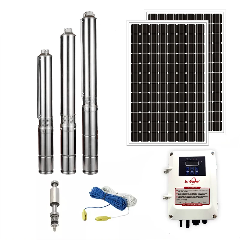 300W Solar Energy Water Pump Submersible Pump Ebara Submersible Pump