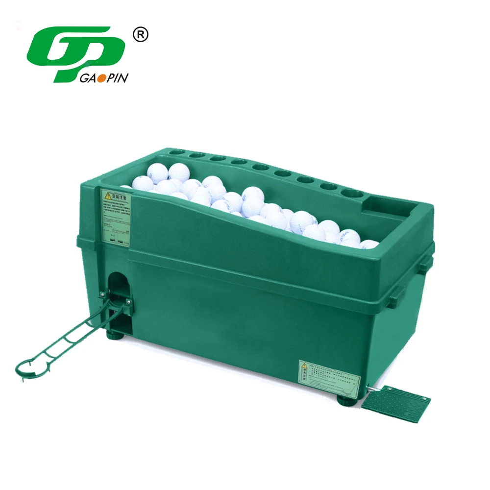 Gp Golf Ball Dispenser Machine Powerless Golf Tee Up Machine Driving