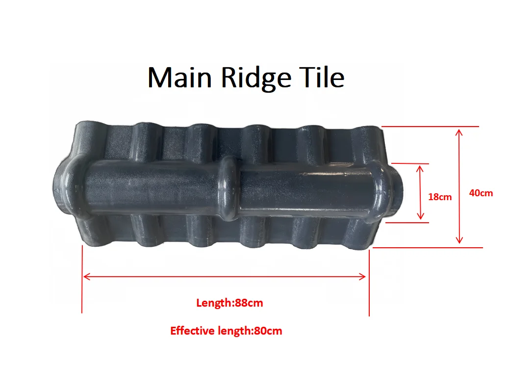 Positive Ridge Traditional Style Positive Ridge Tile Roof Sheet Stylish Product Genre ...