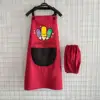 Costuras rojas * lápiz (manga roja del delantal)