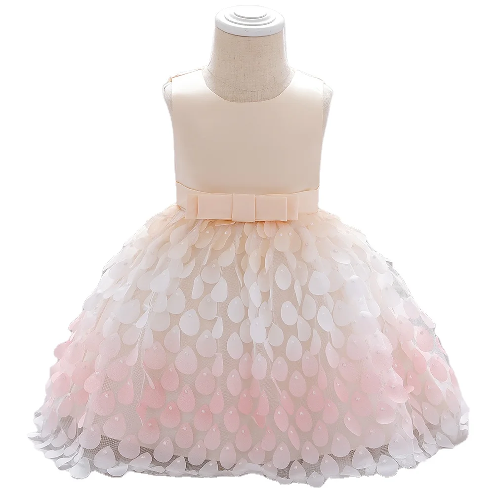 Детское платье принцессы на свадьбу день рождения бальное для маленьких девочек платья 2