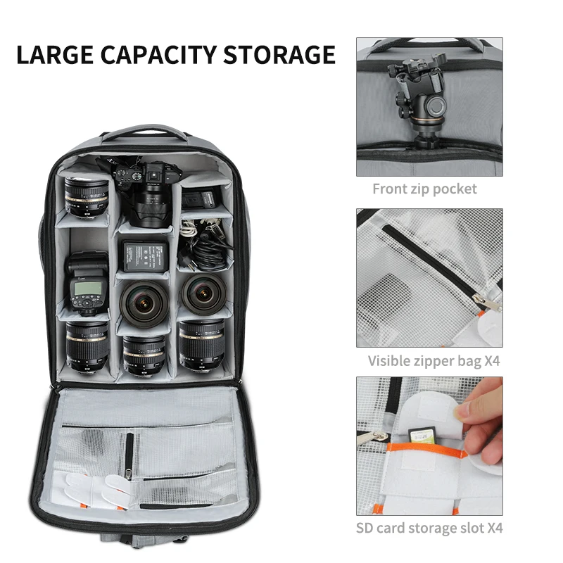 waterproof shockproof camera bag