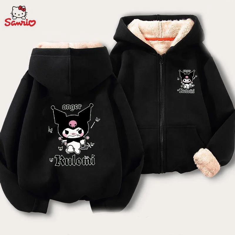 Wholesale Sanrio Children Cartoon Cartoon Cashmere Thicken Hoodie Cute ...