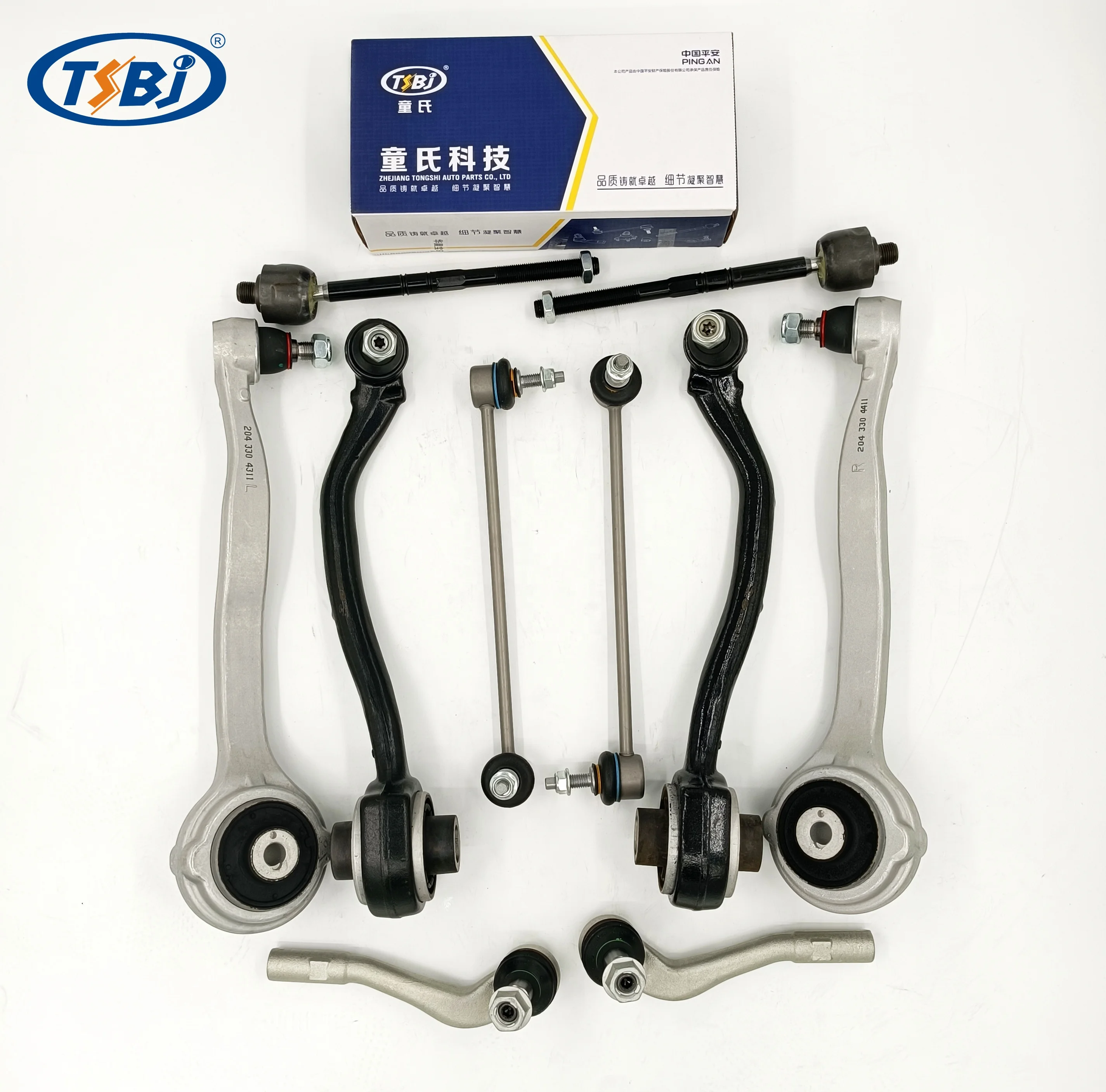 Factory  auto parts control arm kit for Mercedes W203 OE 2033303411 2033202889 A2033304003 2303380015