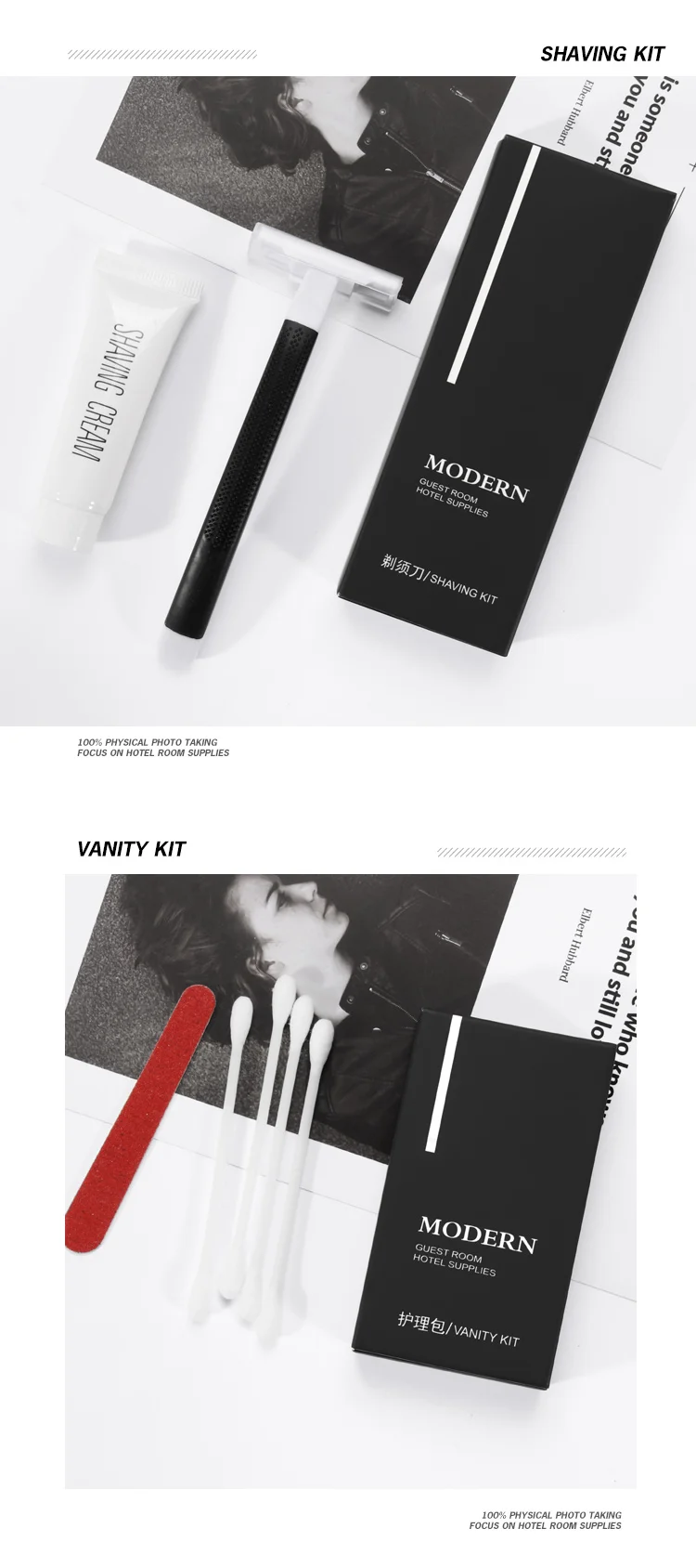 Wholesale Hotel Toiletry Kit Custom Logo Packaging Amenity For Hotel Amenities Set Luxury