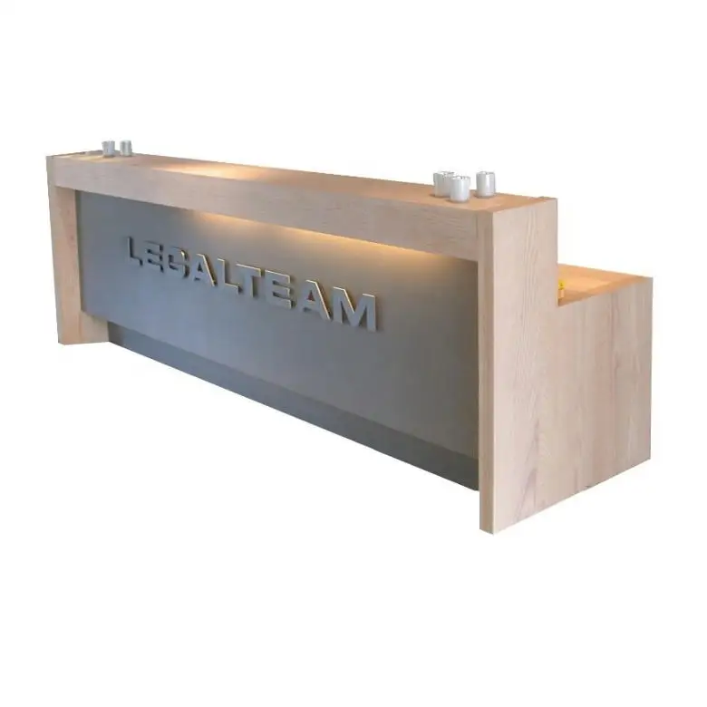 Коммерческий салон стойка регистрации стол для приема Офисная отеля дизайн товары бара