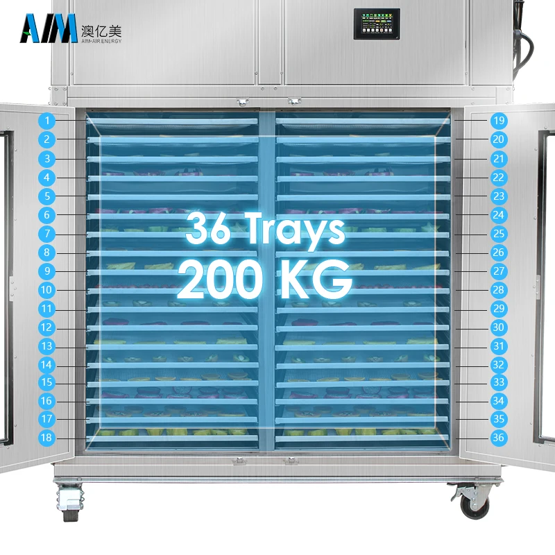 AIM Tray Type Small Low Price Food Dryer Fruit Dehydrator Fish Drying Machine
