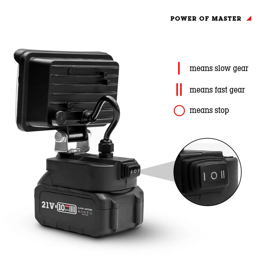 Наружное освещение подсвечивающее светодиодное большого диапазона вращающаяся головка для лампы MT