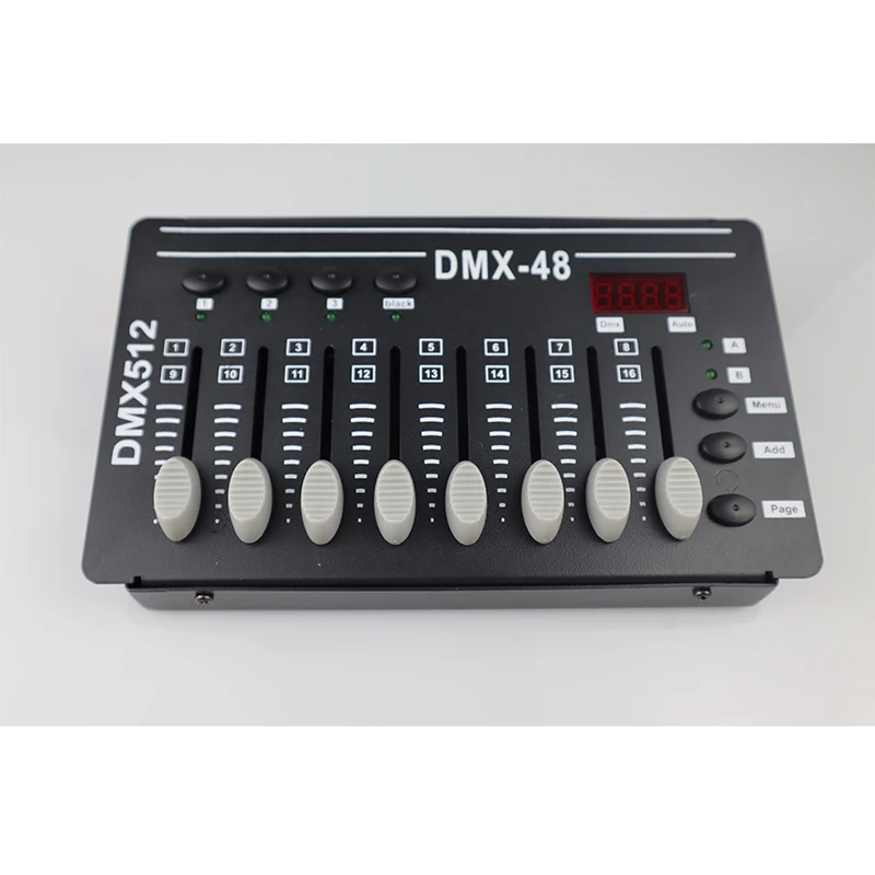 Mini DMX Controller XLR DJ Lights Console Controller for Dmx512 Laser Projector Lyre Moving Head Cold Fireworks Smoke Machines