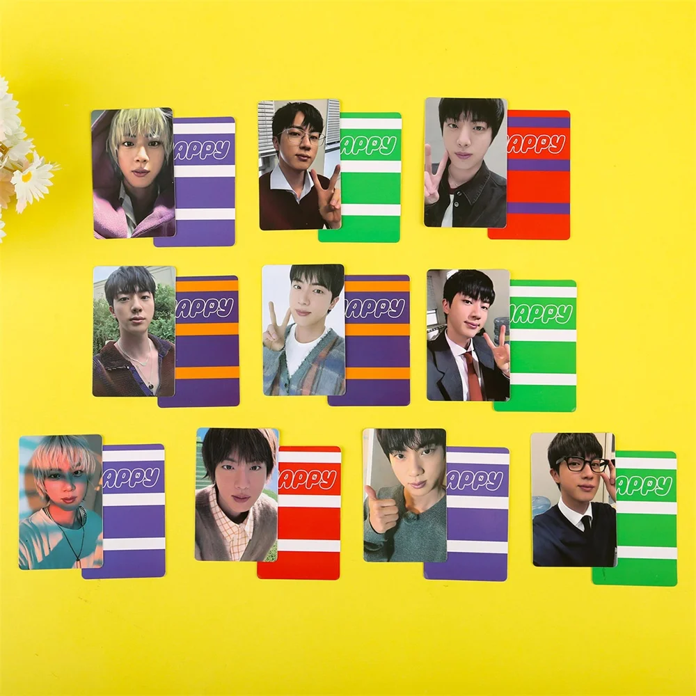 Kpop Boy Group Jin SUGA Single Solo Cards Double Side Printing