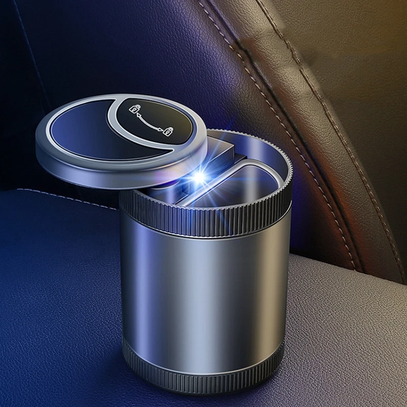 Wholesale Smart Sensor Auto Open and Close Cigarette Car Ashtray Portable Outdoor Ashtray