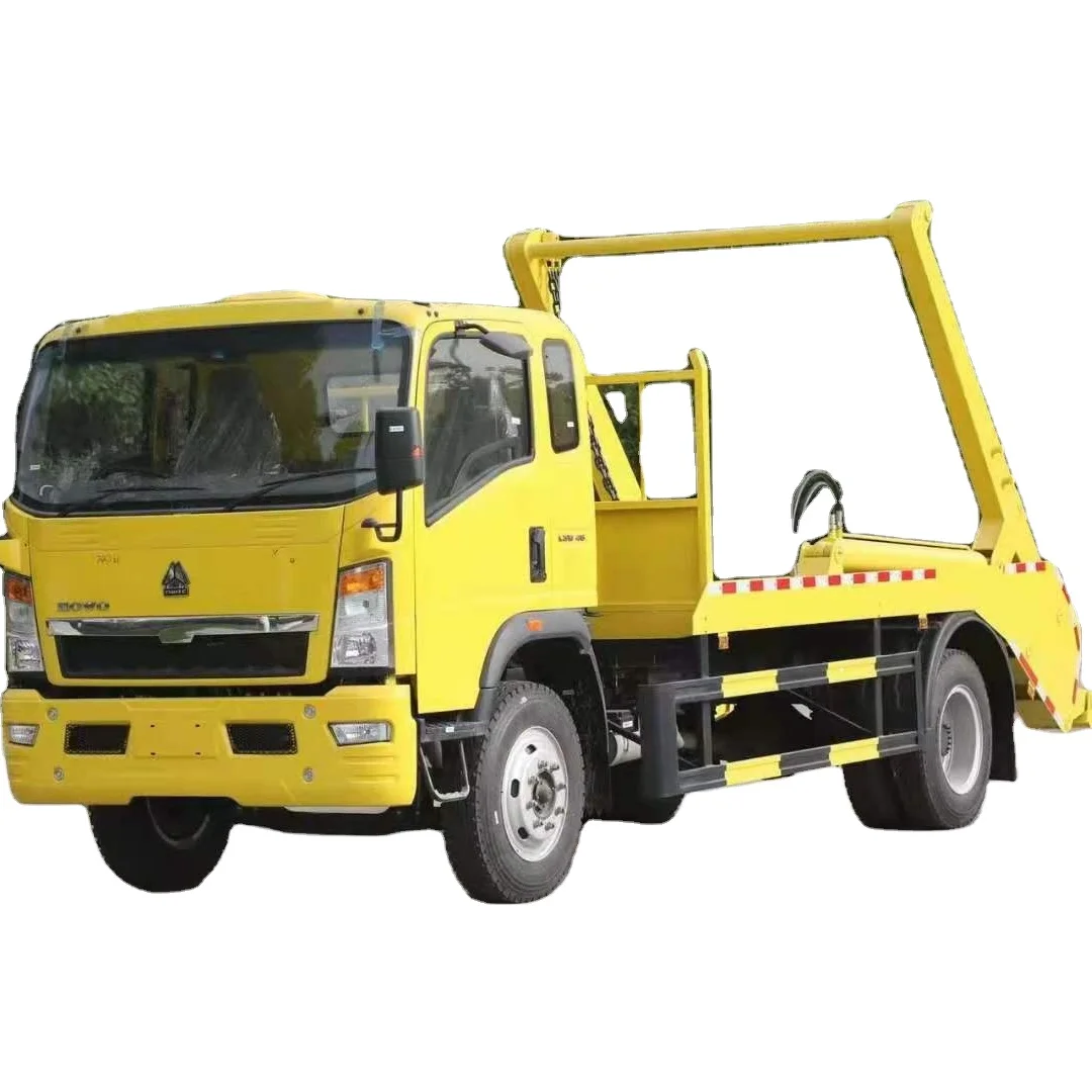 Sinotruck HOWO 4x2 поворотный рычаг гидравлический рулонный мусорный контейнер мусоровоз автоматическая