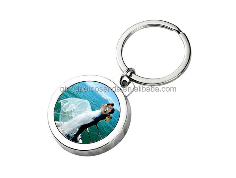DIY Metal Round All in One Keyring Bottle Opener Blank Sublimation Bottle Opener Keychain