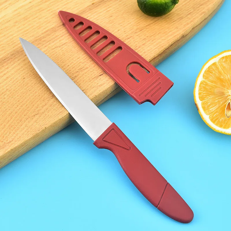 Colorful Fruit Knife With Blade Sheath Cheap Price Multi Function