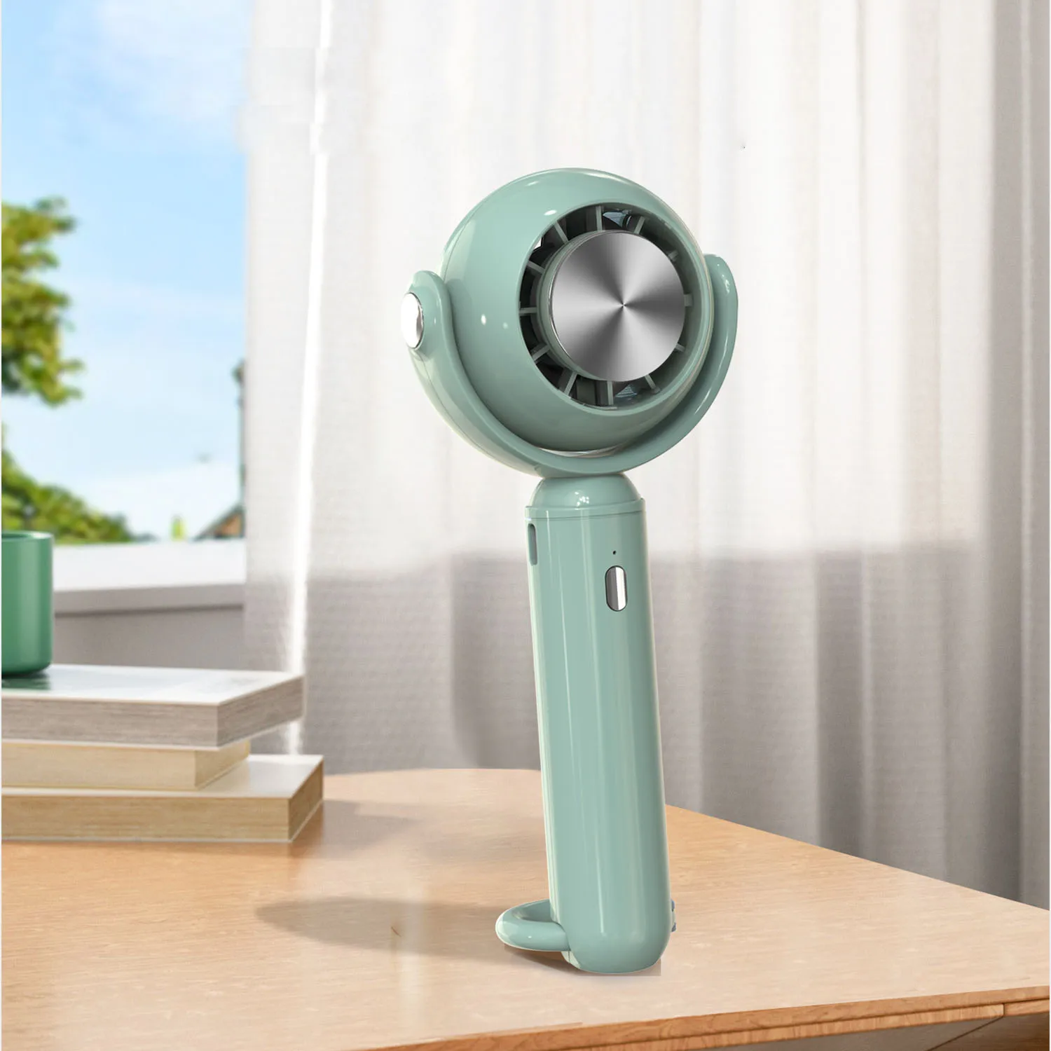 2023 New Arrival Custom USB Rechargeable Portable Handheld Electric Fan Mini Cooling Turbo Hand Fan