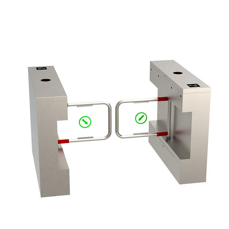 Office Building Security Swing Barrier Door Checkout Automatic Swing