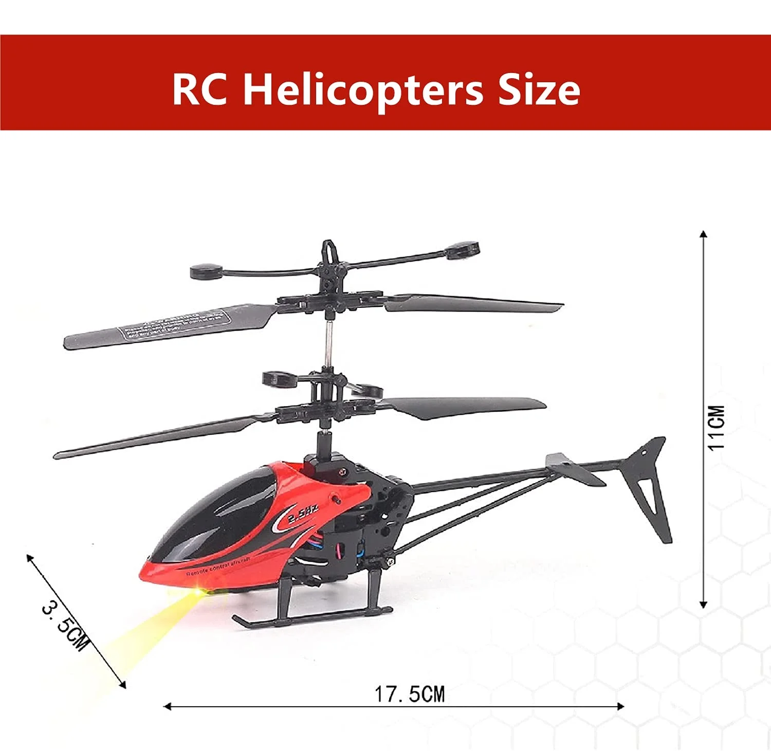 Chrome Flyer Micro Wireless Indoor Helicopter Propel Remote