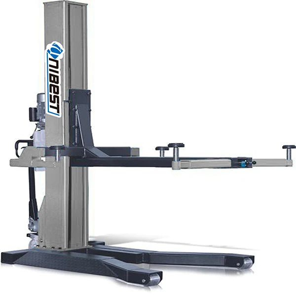 movable single post auto lift of popular single post car lift