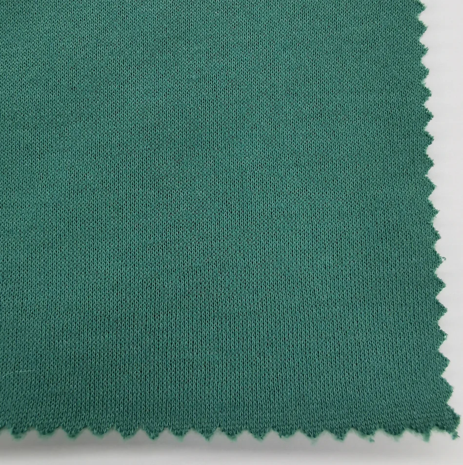 T/C French Terry Fabric Brushed Knitting Polyester Cotton Hoodie High Quality Footer Knitted for Sweater Garment Sweatshirts