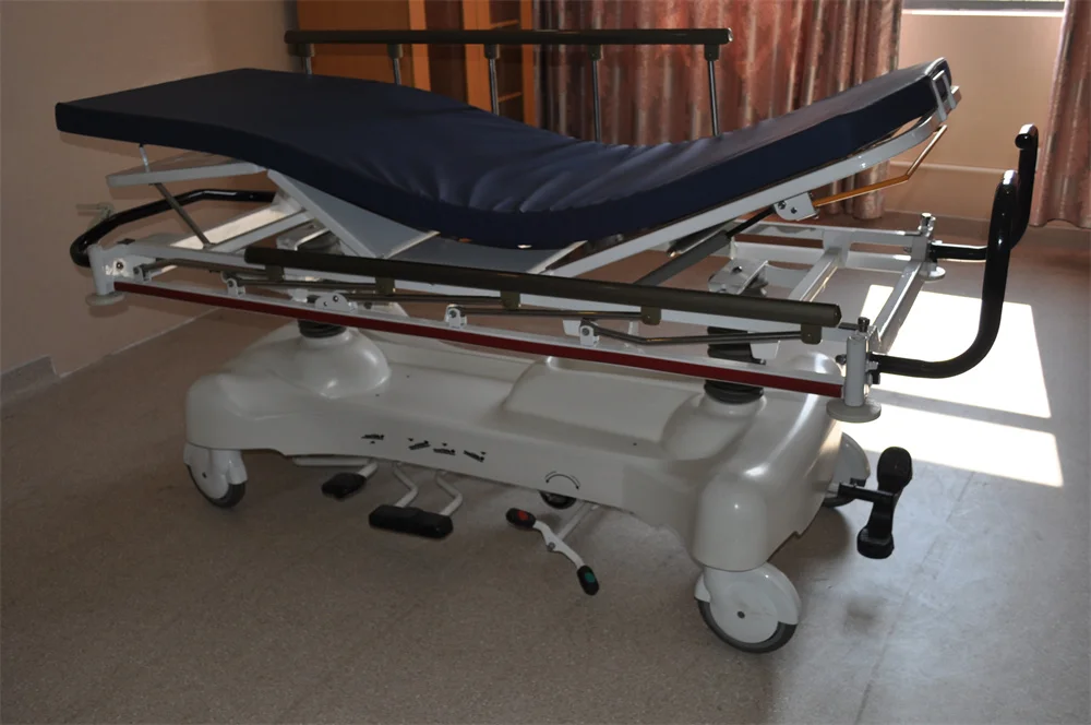 YFTC-Y4A Medical Patient Transfer Crash Cart Hydraulic Stretcher Trolley