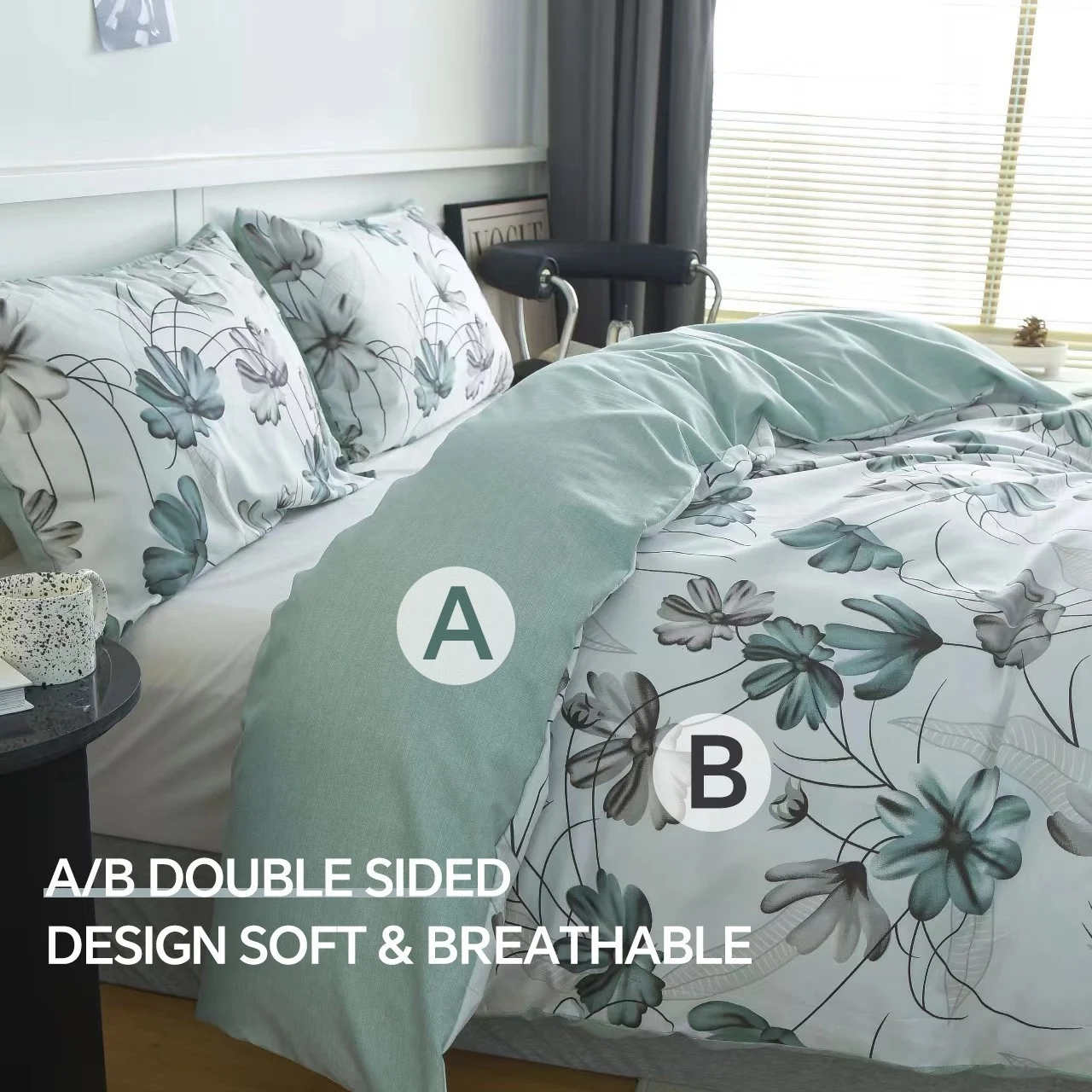 Amytong Quality Korean Summer Single Type a Quilt Cover Embroidered Pattern