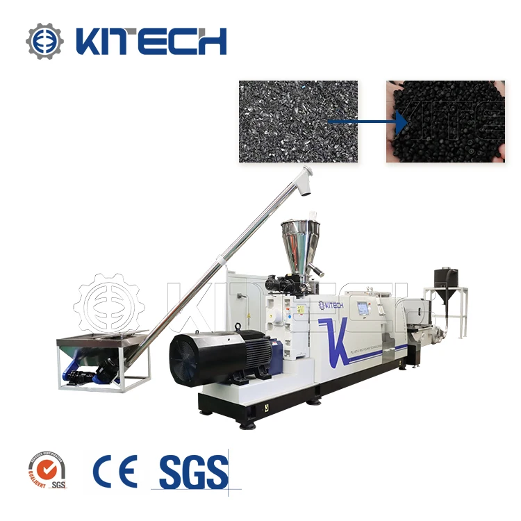 EPS XPS Foam Recycling Machine Double Stage With Crusher Machine Expanded Polystyrene Pelletizing Machine