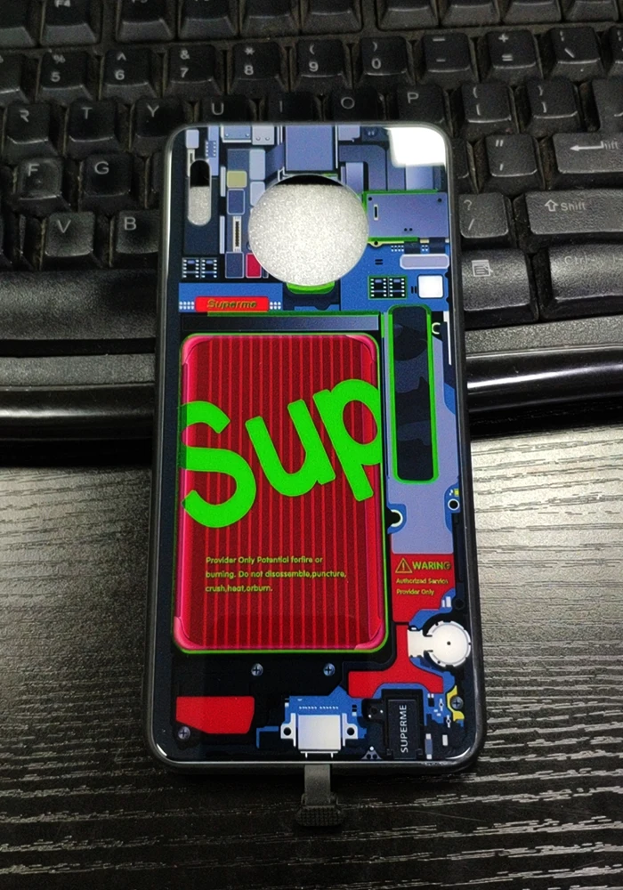 СВЕТОДИОДНЫЙ беспроводной светящийся Чехол для мобильного телефона с голосовой активацией для Note20