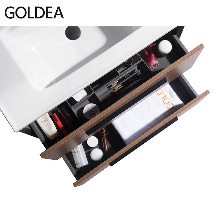 Китайский завод, новый современный дизайн шкафа из меламина для ванной комнаты