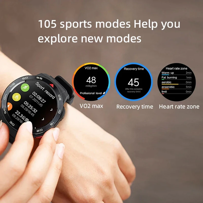 Mibro GS Pro Smartwatch GPS Positioning Global Version AMOLED Screen Bluetooth Calling 5ATM Waterproof 460mAh Sport Smart Watch