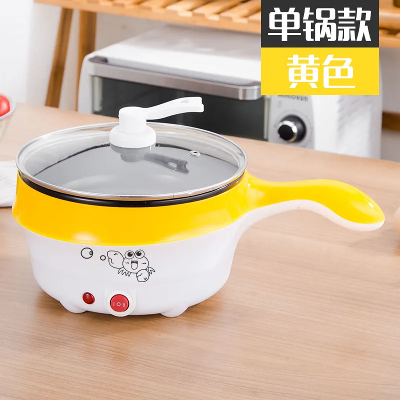 Multifunction Electric Cooking Machine Single / Double Layer Hot Pot  Electric Rice Cooker Non-Stick Pan Pots EU/US Plug 220V 300-600W