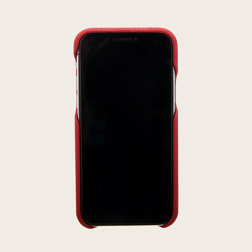 Роскошный красный чехол для телефона из натуральной кожи с милым дизайном под заказ для iphone 13
