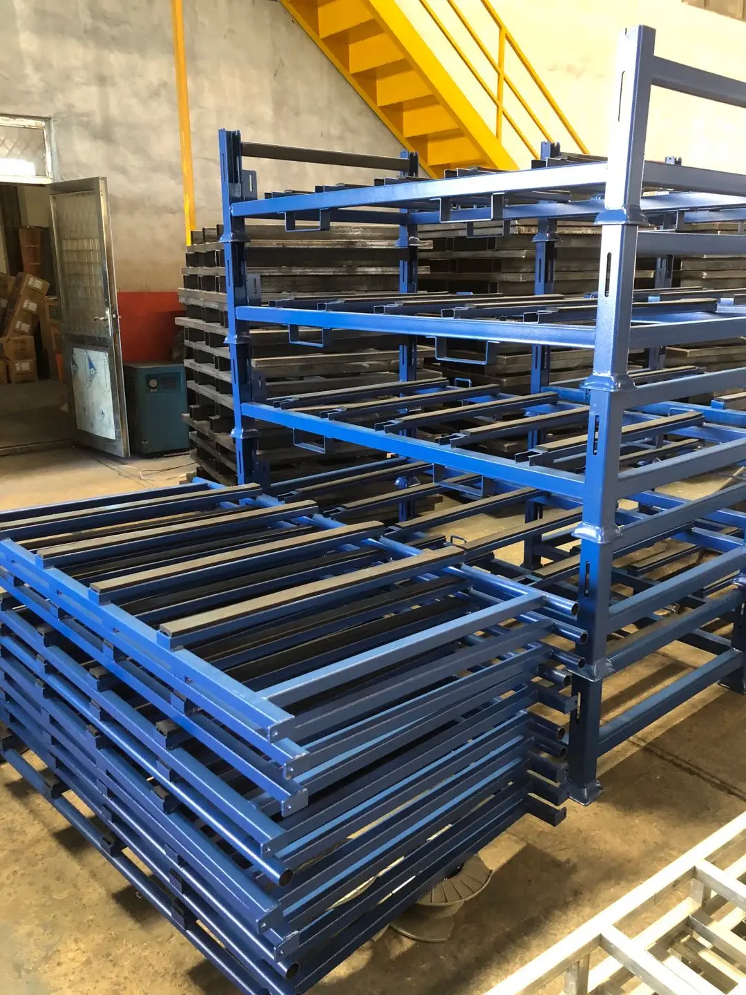 Factory Customized Storage Racks Glass Transport Shelf Sheets Warehousing Unit