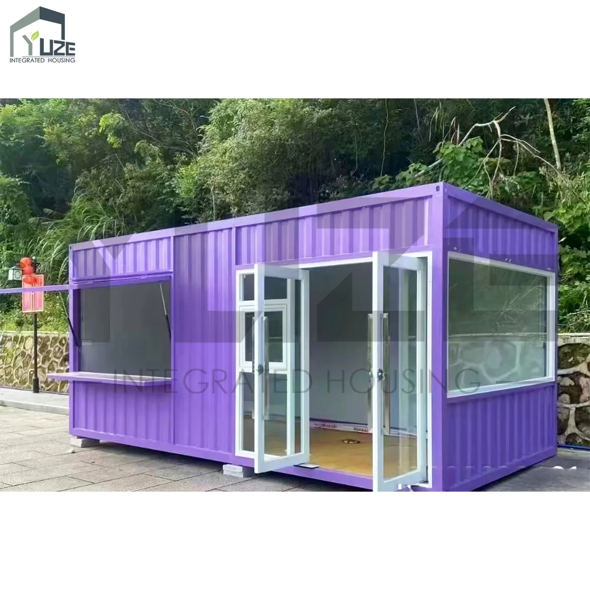 Modern Design Commercial Prefab Coffee Shop Restaurant Business Portable Modular Shipping Container Cafe