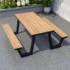 BK frame-160cm table with bench