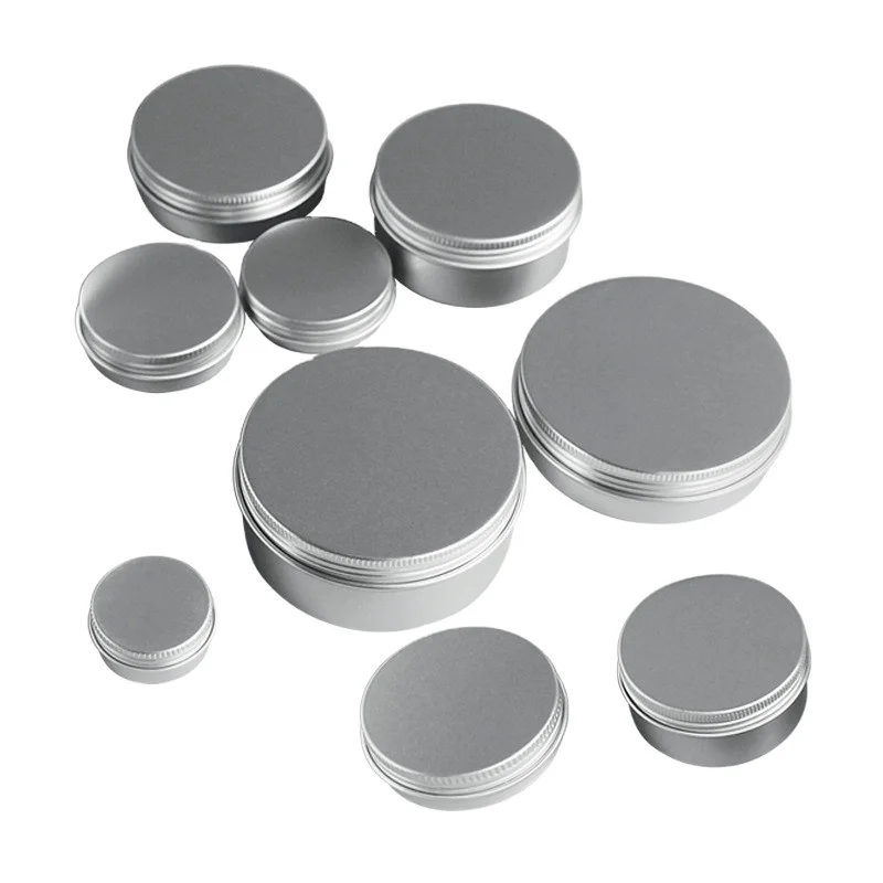Professional Aluminium Jar 10g 15g 30g 50g 60g 100g Cream Jar Cosmetic Skin Care Cream Jar