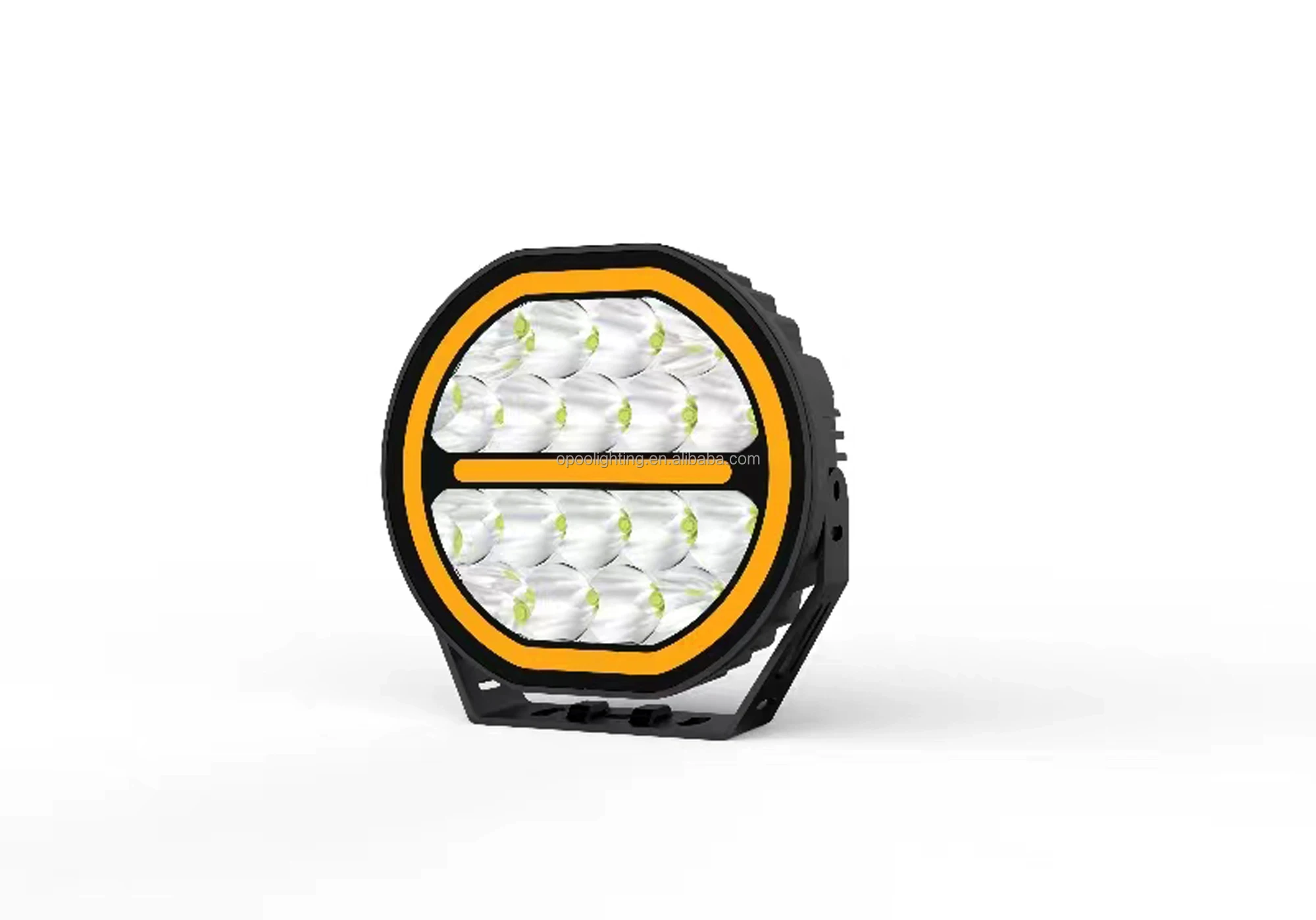 COLIGHT 9" Round LED Driving Light – Amber/White DRL Spot Offroad For Jeep SUV UTV 4 thumbnail image