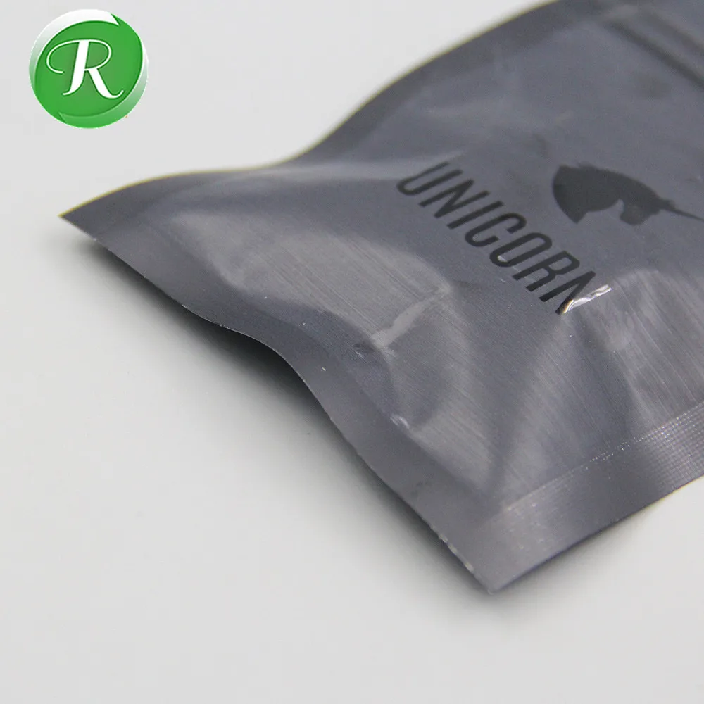 Custom Print Biodegradable Mylar Powder Packaging Plastic Bag for Leisure Food with Ziplock Spot UV Barrier Pouch